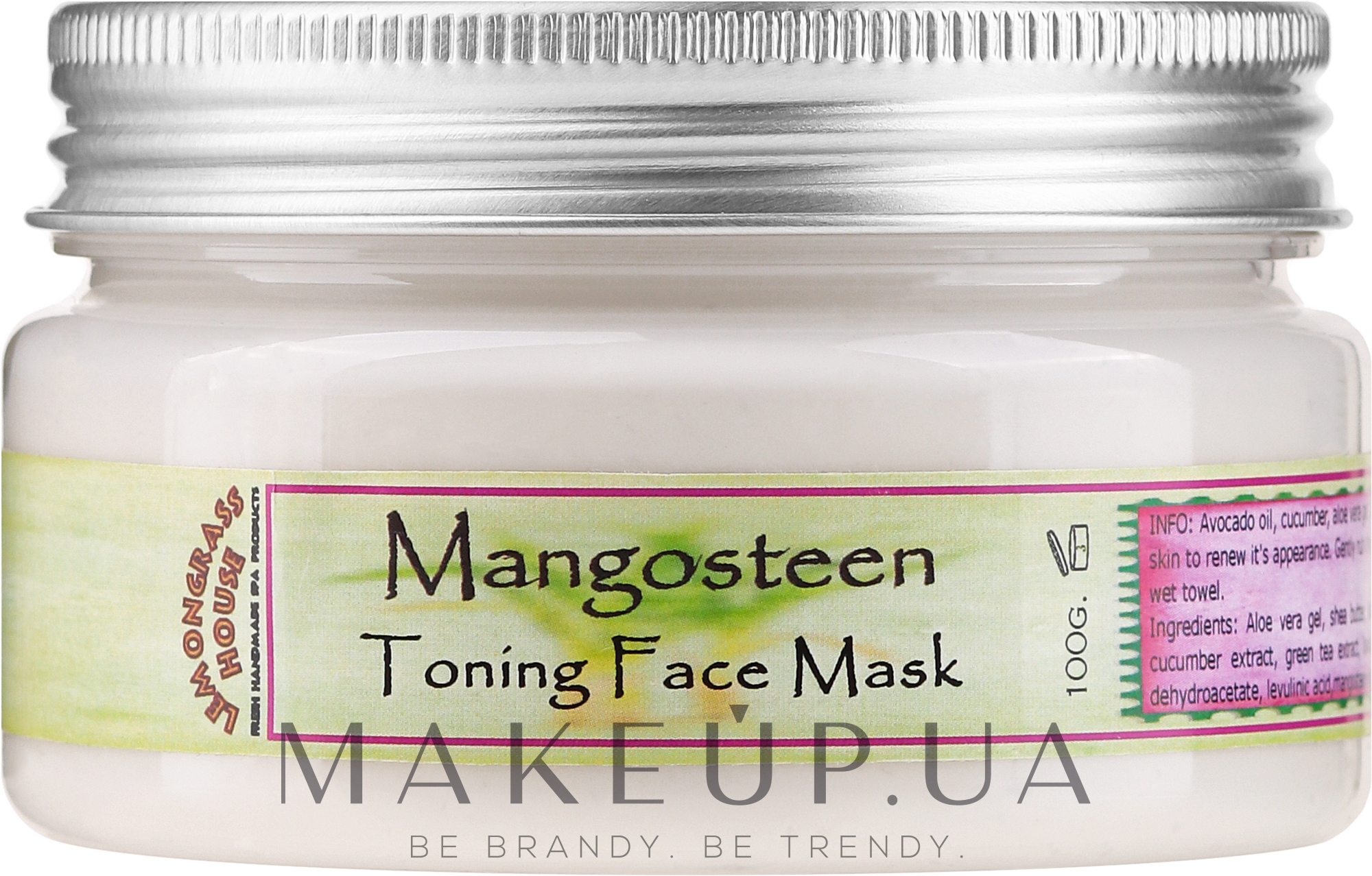 Маска для лица "Мангостин" - Lemongrass House Mangosteen Toning Face Mask — фото 100ml