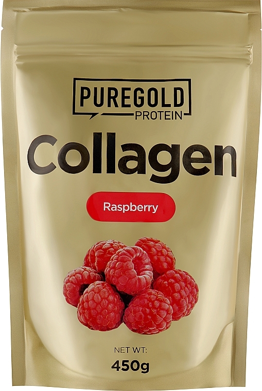 Коллаген с витамином С и цинком, малина - PureGold Collagen Marha — фото N2