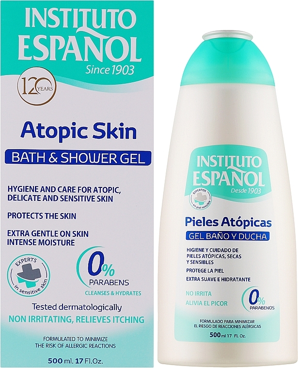 Гель для душа для атопической кожи - Instituto Espanol Atopic Skin Shower Gel — фото N2
