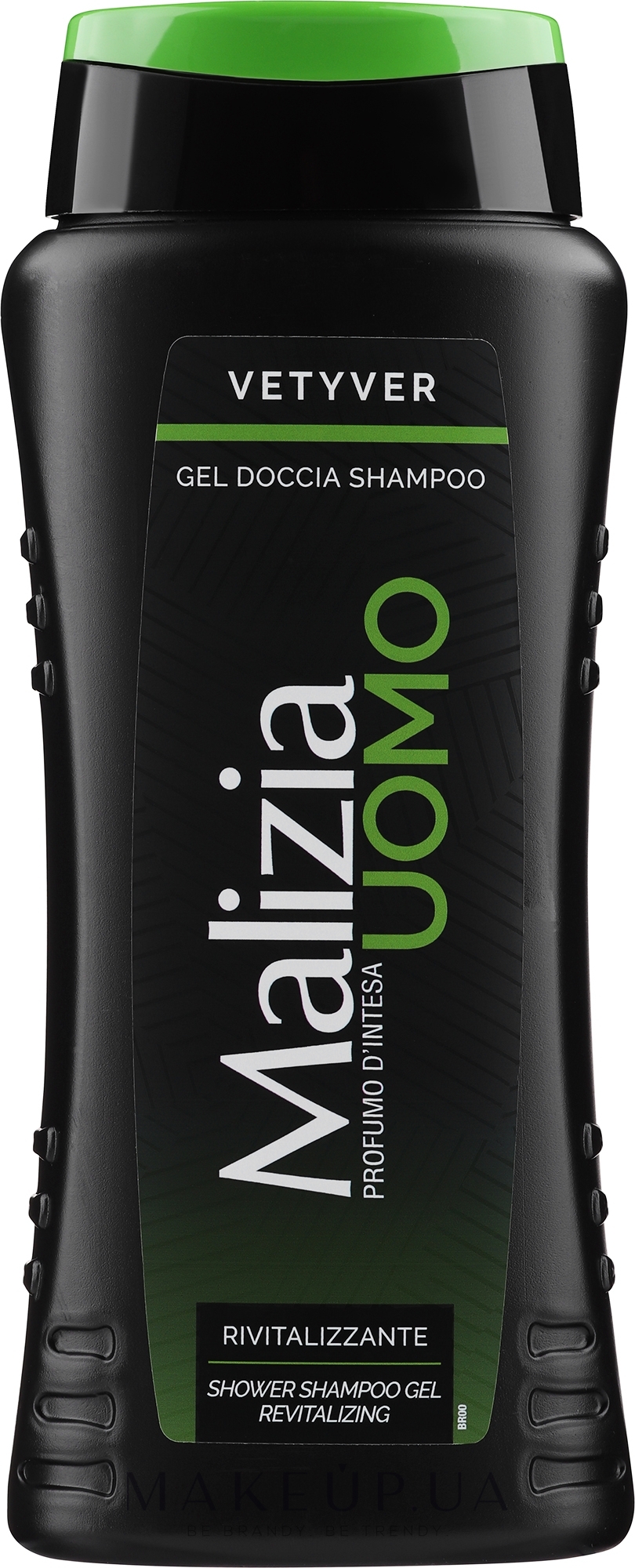Шампунь-гель для душа - Malizia Uomo Vetyver Shower Shampoo Gel — фото 250ml