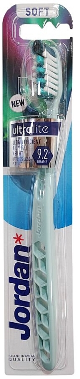 Зубная щетка, мягкая, мятная - Jordan Ultralite Soft Toothbrush  — фото N1