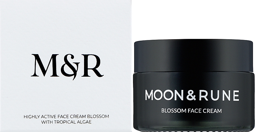 Высокоактивный крем для лица "Blossom" с тропическими водорослями - Moon&Rune Face Cream — фото N2