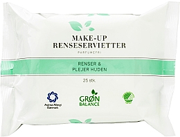 Духи, Парфюмерия, косметика Салфетки для очищения лица 3 в 1 - Gron Balance Make-up Wipes 3in1