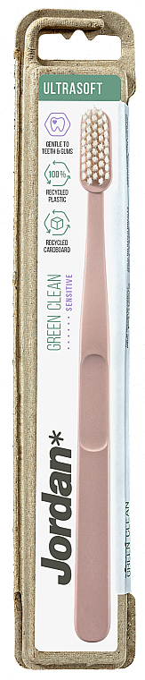 Зубная щетка, ультрамягкая, бежевая - Jordan Green Clean Ultrasoft