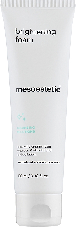 Пена для умывания - Mesoestetic Cleansing Solutions Brightening Foam — фото N1