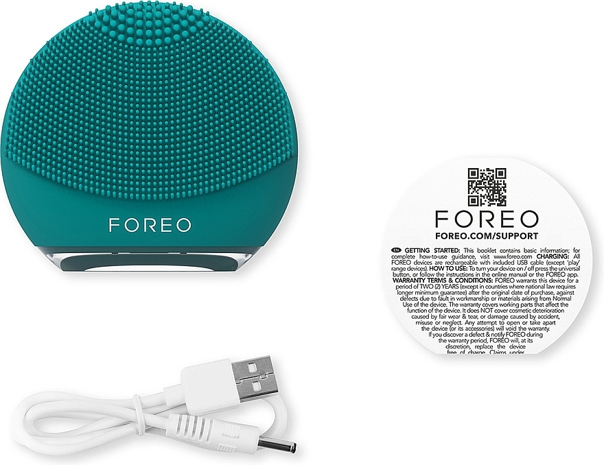 Щітка для очищення та масажу обличчя у подорожі - Foreo Luna 4 Go Facial Cleansing & Massaging Device Evergreen — фото N3