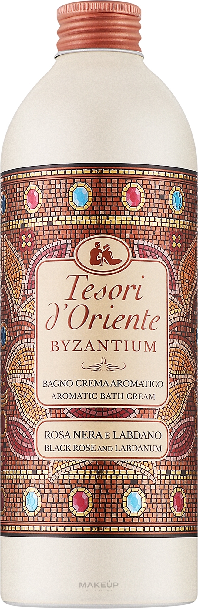 Парфюмированный крем-гель для ванны, черная роза и ламданум - Tesori d`Oriente Byzantium — фото 500ml