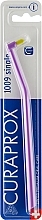 Духи, Парфюмерия, косметика Монопучковая зубная щетка "Single CS 1009", фиолетовая желтыми ворсинками - Curaprox
