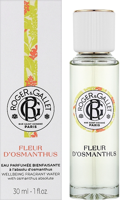 Roger&Gallet Fleur D'Osmanthus Wellbeing Fragrant Water - Ароматична вода — фото N2