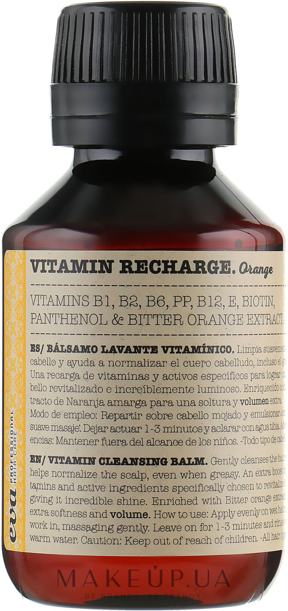 Витаминный шампунь - Eva Professional Vitamin Recharge Cleansing Shampoo Orange — фото 100ml