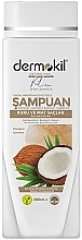 Парфумерія, косметика Натуральний шампунь з екстрактом кокоса - Dermokil Vegan Coconut Extract Herbal Shampoo