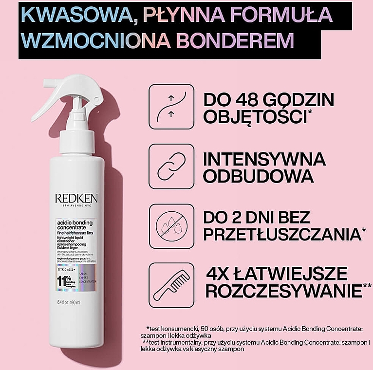 Легкий спрей-концентрат для волосся - Redken Acidic Bonding Concentrate — фото N7