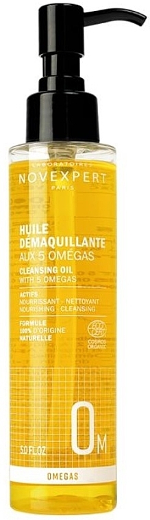 Олія для демакіяжу та очищення шкіри з 5 Омега - Novexpert Cleansing Oil With 5 Omegas — фото N1