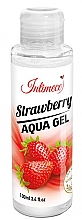 Гель-змазка на водній основі, полунична - Intimeco Strawberry Aqua Gel — фото N1