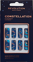 Парфумерія, косметика Набір накладних нігтів - Makeup Revolution Flawless False Nails Constellation