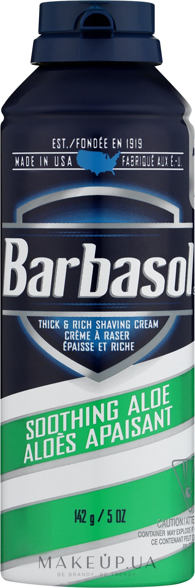 Піна для гоління з алое для сухої шкіри - Barbasol  — фото 142g