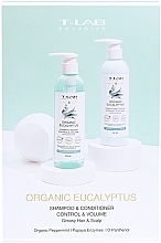 Набор по уходу за жирными волосами - T-Lab Professional Organics Organic Eucalyptus (shm/250ml + cond/250ml) — фото N2