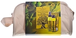 Парфумерія, косметика Набір - Primo Bagno Mythology Athena's Olive Youth Gift Pack (b/cr/100 ml + essence/100 ml + h/cr/75 ml + pouch)