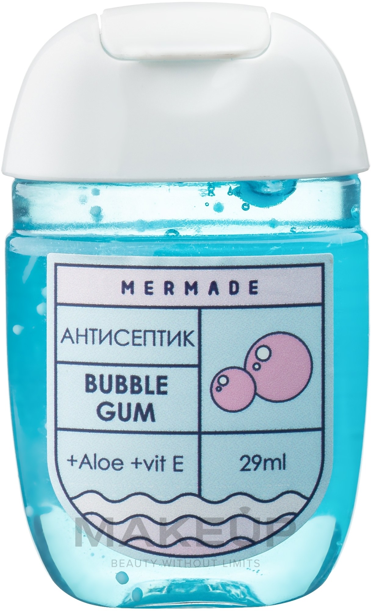 Антисептик для рук - Mermade Bubble Gum Hand Antiseptic — фото 29ml