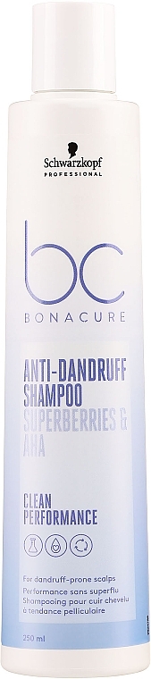 Шампунь проти лупи, збагачений суперягодами та AHA - Schwarzkopf Professional BC Bonacure Anti-Dandruff Shampoo Superberries & AHA — фото N1