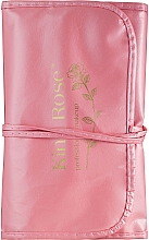 Набір пензлів для макіяжу в рожевому чохлі, 24 шт. - King Rose Professional Makeup — фото N3