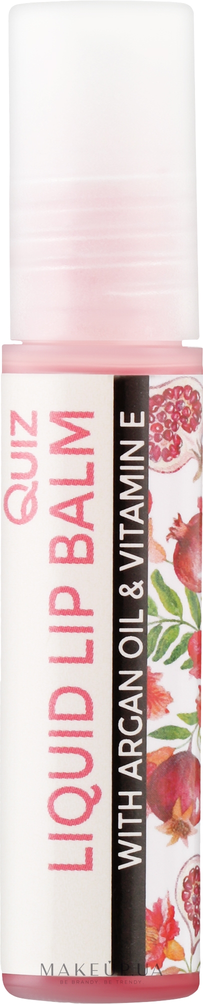 Бальзам для губ "Гранат" - Quiz Cosmetics Liquid Lip Balm With Argan Oil & Vitamin E — фото 10ml