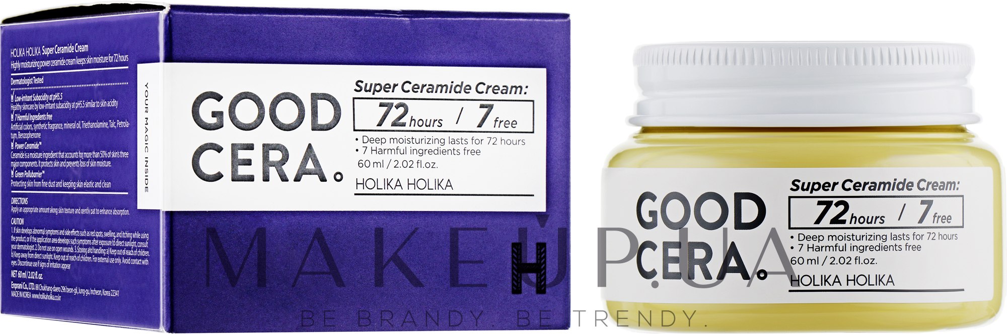 Увлажняющий крем с церамидами для чувствительной и сухой кожи лица - Holika Holika Good Cera Super Cream Sensitive — фото 60ml