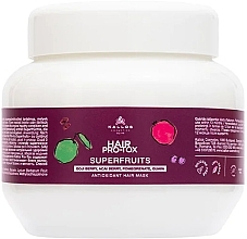 Крем-маска для волос - Kallos Hair Pro-tox Superfruits Hair Mask — фото N3