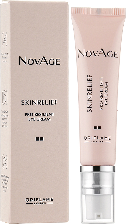 Крем-комфорт для шкіри навколо очей - Oriflame NovAge Skinrelief Pro Resilient Eye Cream — фото N2