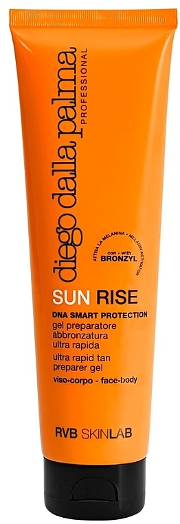 Гель для быстрого загара кожи лица и тела - Diego Dalla Palma Sun Rise Ultra Rapid Tan Preparer Gel — фото N1