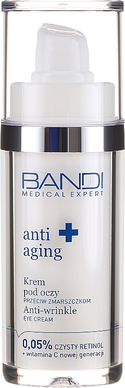 Крем для контуру очей від зморщок з ретинолом - Bandi Medical Expert Anti Aging Anti-Wrinkle Eye Cream — фото N2