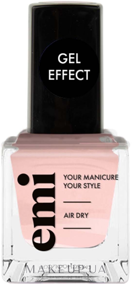 Лак для нігтів з гелевим ефектом - Emi Ultra Strong Nail Polish Gel Effect — фото #002 - Misty Pink