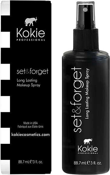 Фиксатор макияжа - Kokie Professional Set & Forget Long Lasting Setting Spray — фото N1