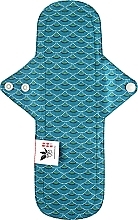Парфумерія, косметика Багаторазова прокладка для менструаціі Максі, 5 крапель, рибка бірюзова - Ecotim For Girls
