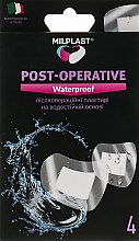 Післяопераційні пластирі на водостійкій основі "Post-Operative Waterproof" - Milplast — фото N1