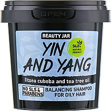 Духи, Парфюмерия, косметика УЦЕНКА Шампунь для жирных волос "Yin and Yang" - Beauty Jar Shampoo For Oily Hair *