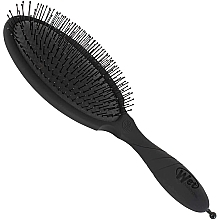 Расческа для волос с разделителем прядей, черная - Wet Brush Backbar Detangler Black — фото N2