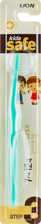 Дитяча зубна щітка "Safe Kids", крок 3, 7-12 років, ментолова - Lion Kids Safe Toothbrush — фото N1