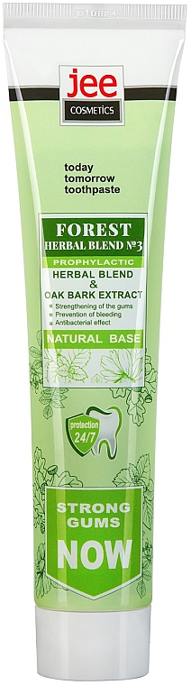Профілактична зубна паста "Лісова" (Лікувальний збір №3) - Jee Cosmetics Forest Herbal Blend №3 — фото N1