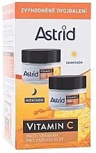Духи, Парфюмерия, косметика Набор - Astrid Vitamin C Duo Set (day/cr/50ml + night/cr/50ml)