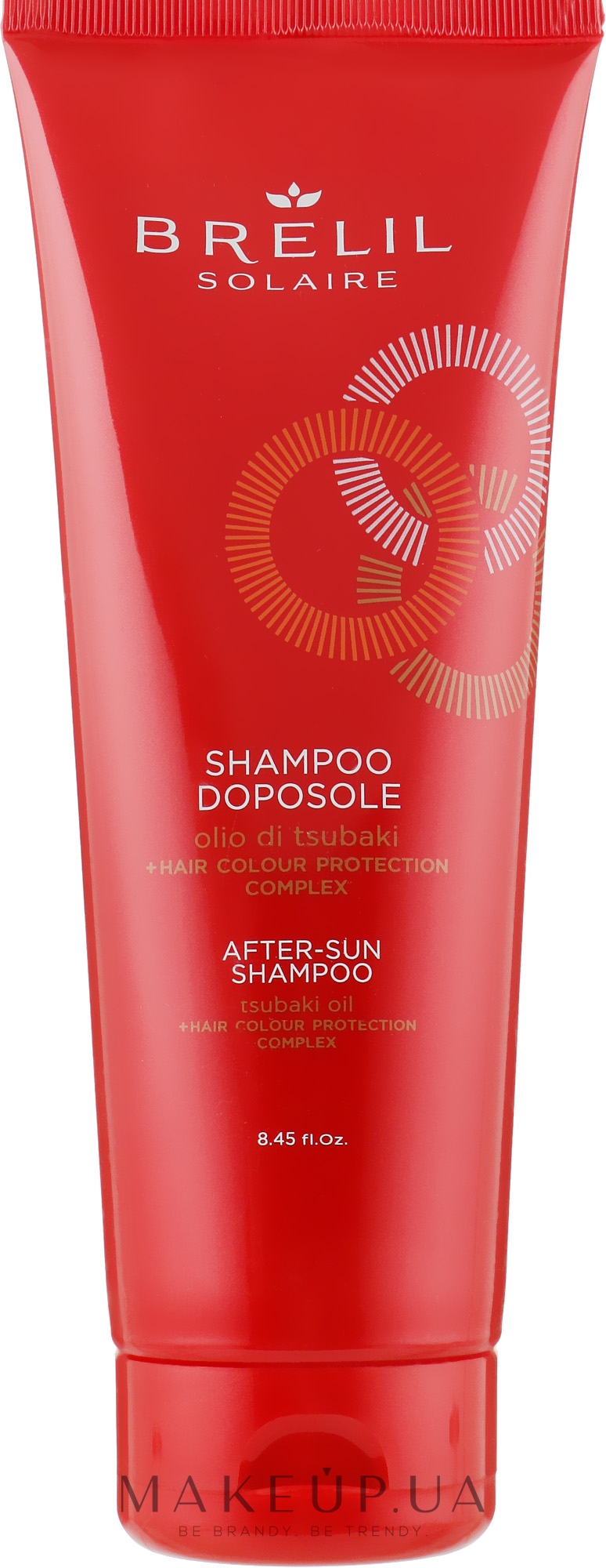 Шампунь для волос после пребывания на солнце - Brelil Solaire Shampoo — фото 250ml