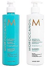 Парфумерія, косметика Набір  - Moroccanoil Smoothing (cond/500ml + shamp/500ml)