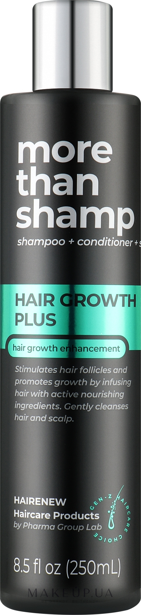 Шампунь для волосся "Ріст волося Х 2" - Hairenew Hair Growth Plus Shampoo — фото 250ml