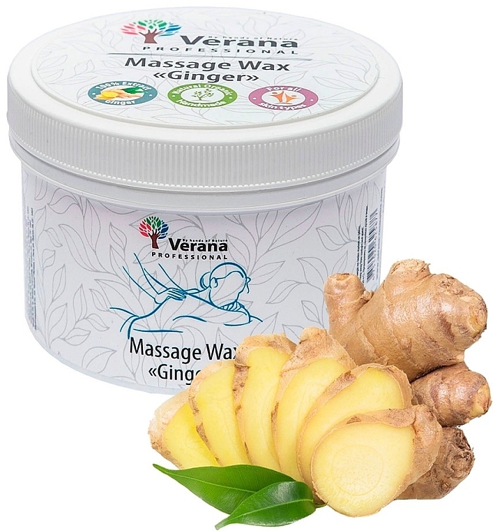 Віск для масажу "Імбир" - Verana Massage Wax Ginger — фото N2