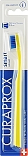 Духи, Парфюмерия, косметика Зубная щетка для детей "CS Smart" (от 5 лет), желтая, синяя щетина - Curaprox