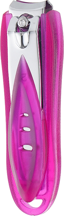 Кусачки для нігтів з резервуаром, 499368, фіолетові - Inter-Vion — фото N1