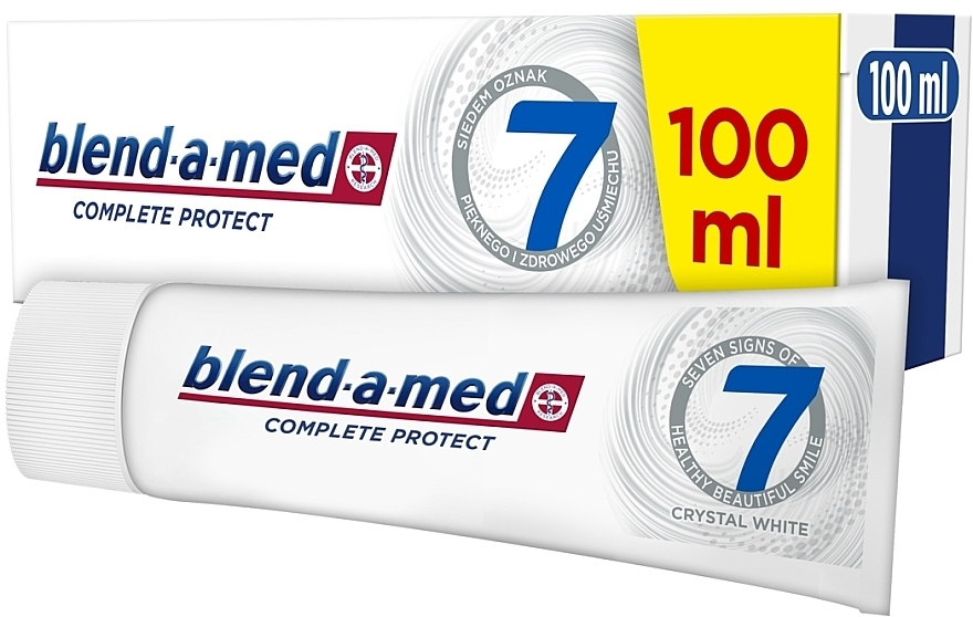 Зубна паста  - Blend-a-med Complete Protect 7 Crystal White Toothpaste — фото N4