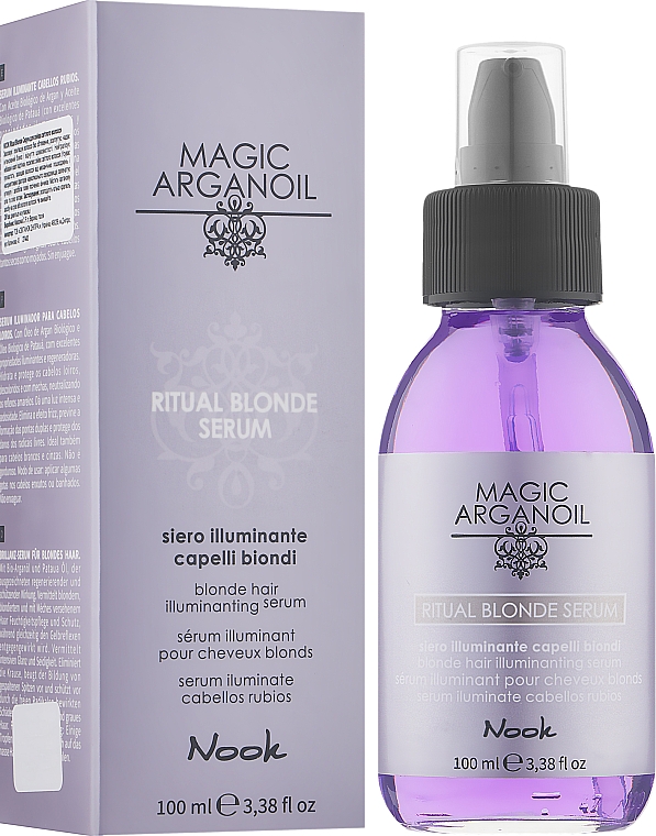 Сыворотка для сияния светлых волос - Nook Magic Arganoil Ritual Blonde Serum — фото N2