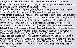 Відновлювальна емульсія з пробіотиками - Neogen Probiotics Youth Repair Emulsion — фото N4