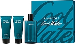 Духи, Парфюмерия, косметика Davidoff Cool Water - Набор (edt/125ml + sh/gel/75ml + ash/balm/75ml)